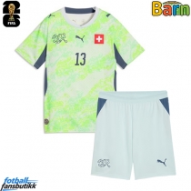 Sveits Ricardo Rodriguez #13 Bortedraktsett Barn EM 2024 Kortermet (+ Korte bukser)